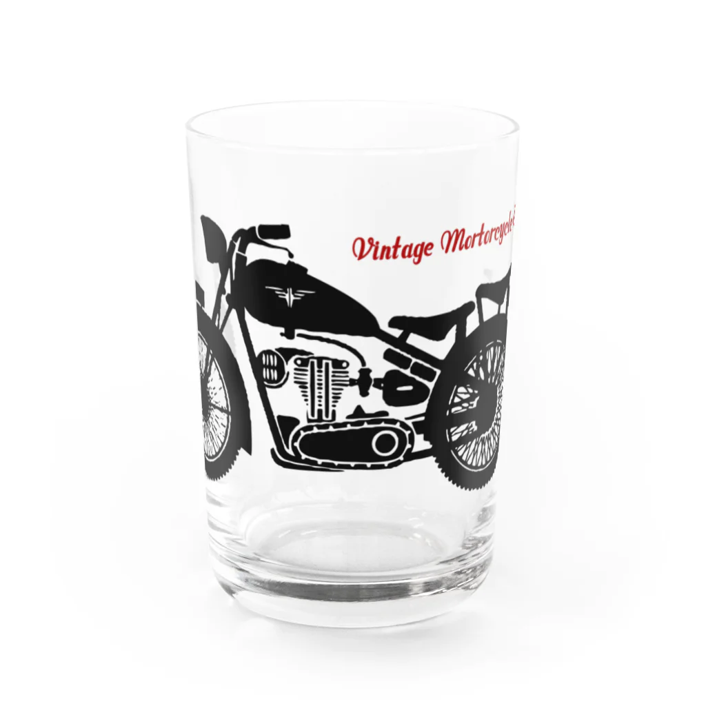 JOKERS FACTORYのVINTAGE MOTORCYCLE CLUB グラス前面