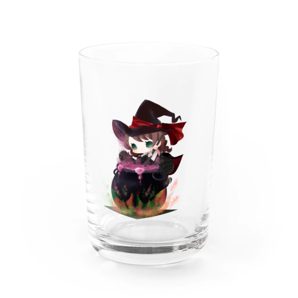 宮雀なずな🎀💚駄菓子屋魔女っ子Vtuberの宮雀なずなグッズ Water Glass :front