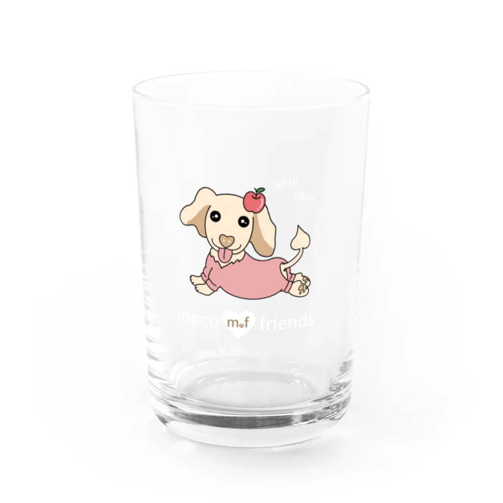 モコフレンズのモコフレンズ Water Glass :front