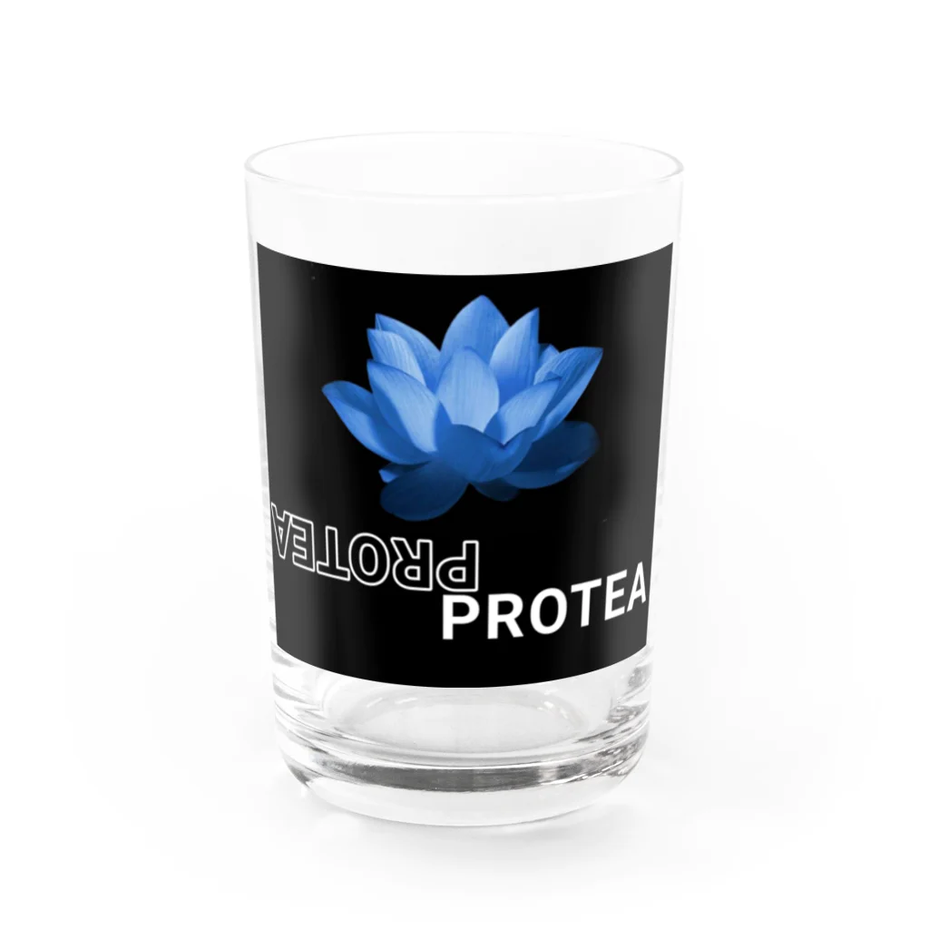 ProteaのBlue Lotus グラス前面