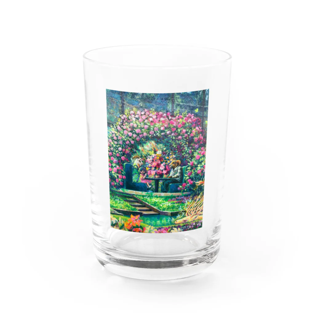 🌿Art shop Kano🌿の山羊と少女（8歳の肖像、部分） Water Glass :front