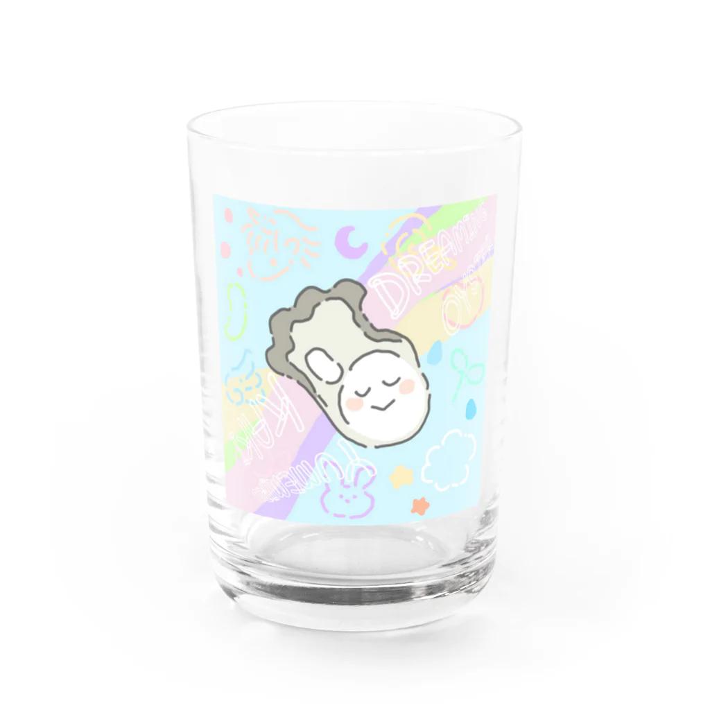 りんさんのゆめみる牡蠣 Water Glass :front