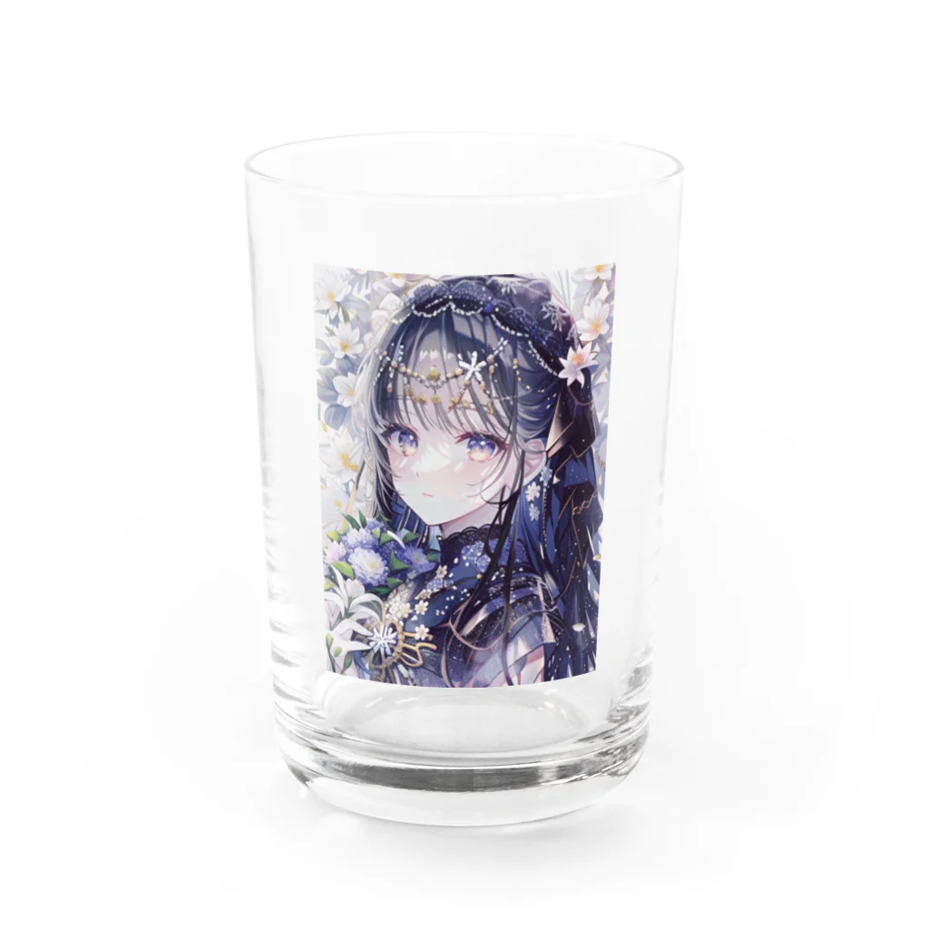 ToiToyの青 少女 Water Glass :front