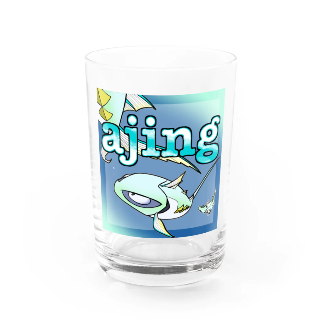 空想世界　HowlingAL のajing Water Glass :front