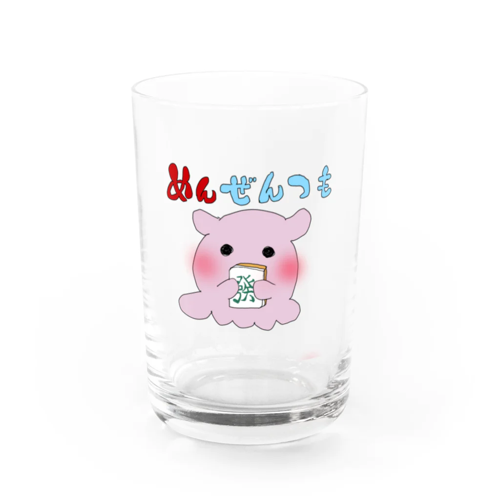 神風製作所/一条いろはのめんだこのめんちゃん(めんぜんつも) Water Glass :front