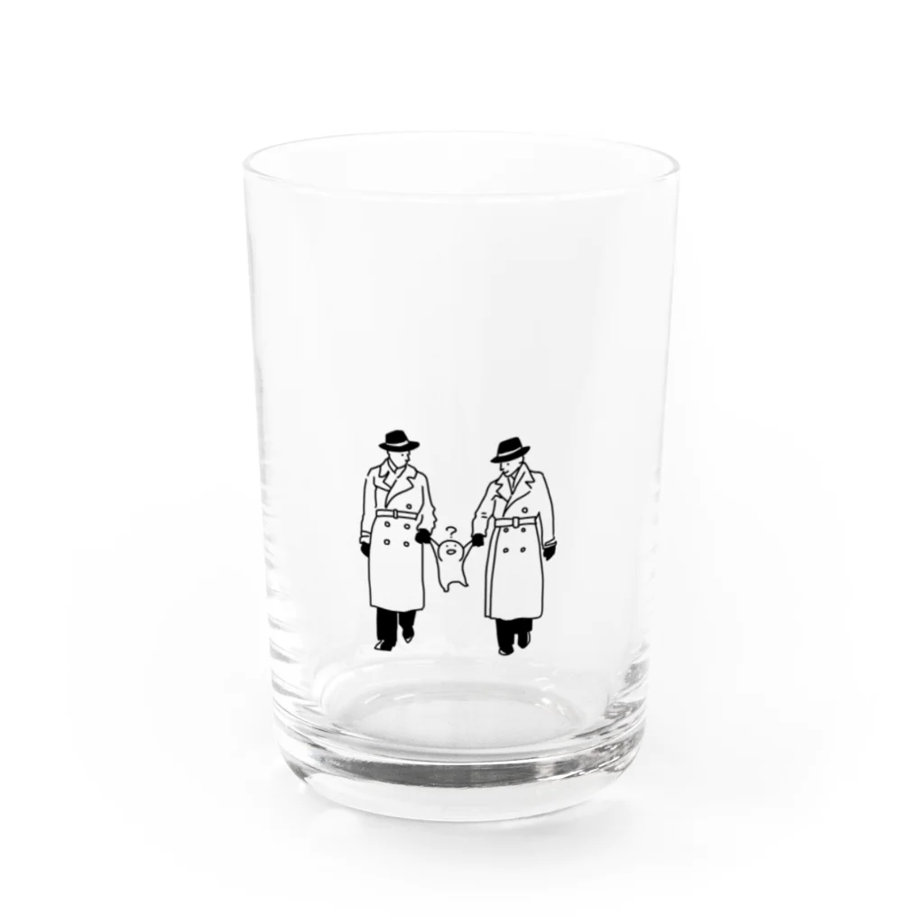 お文具の捕まったお文具 Water Glass :front