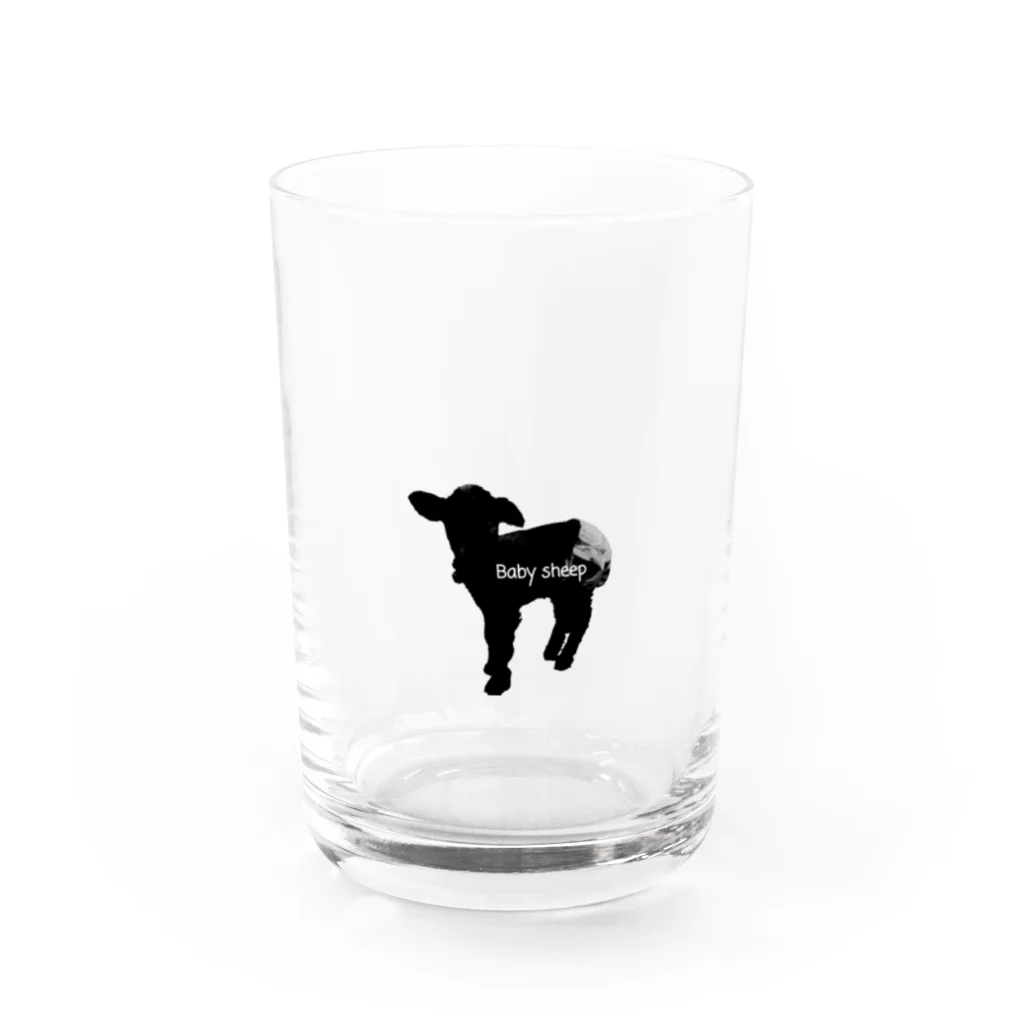 旅するナースのBaby sheep Water Glass :front