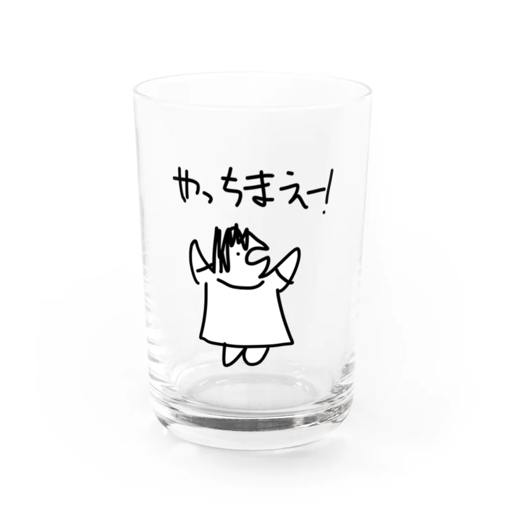 のののらくがきのやっちまえー！ Water Glass :front