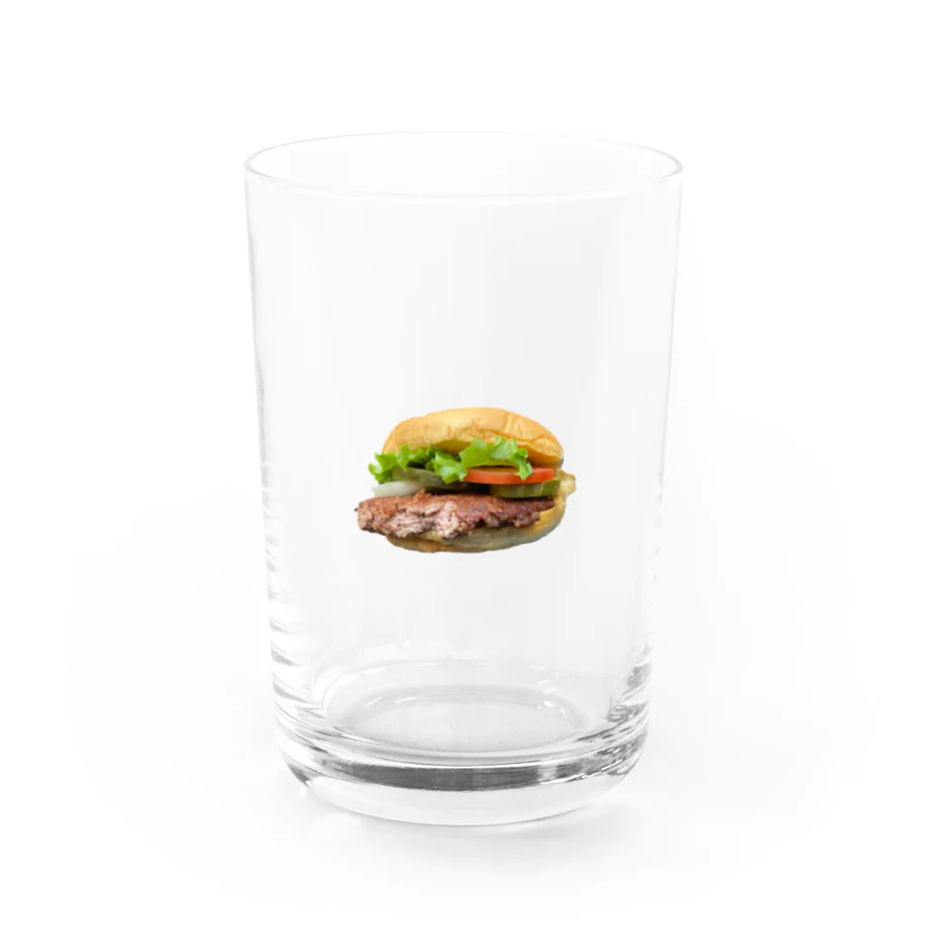 チチカカレイクタウンのアメリカのハンバーガー Water Glass :front