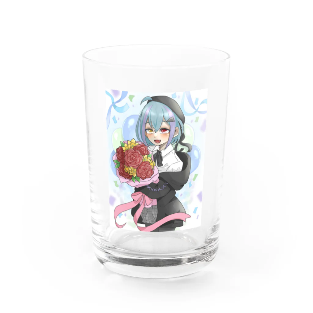 🌸桜の花商店🌸の蒼瀬記念日 Water Glass :front