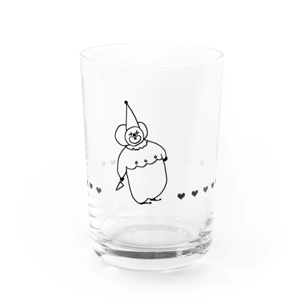 MOEGIDANIのcuteピエロ💗＿knife Water Glass :front