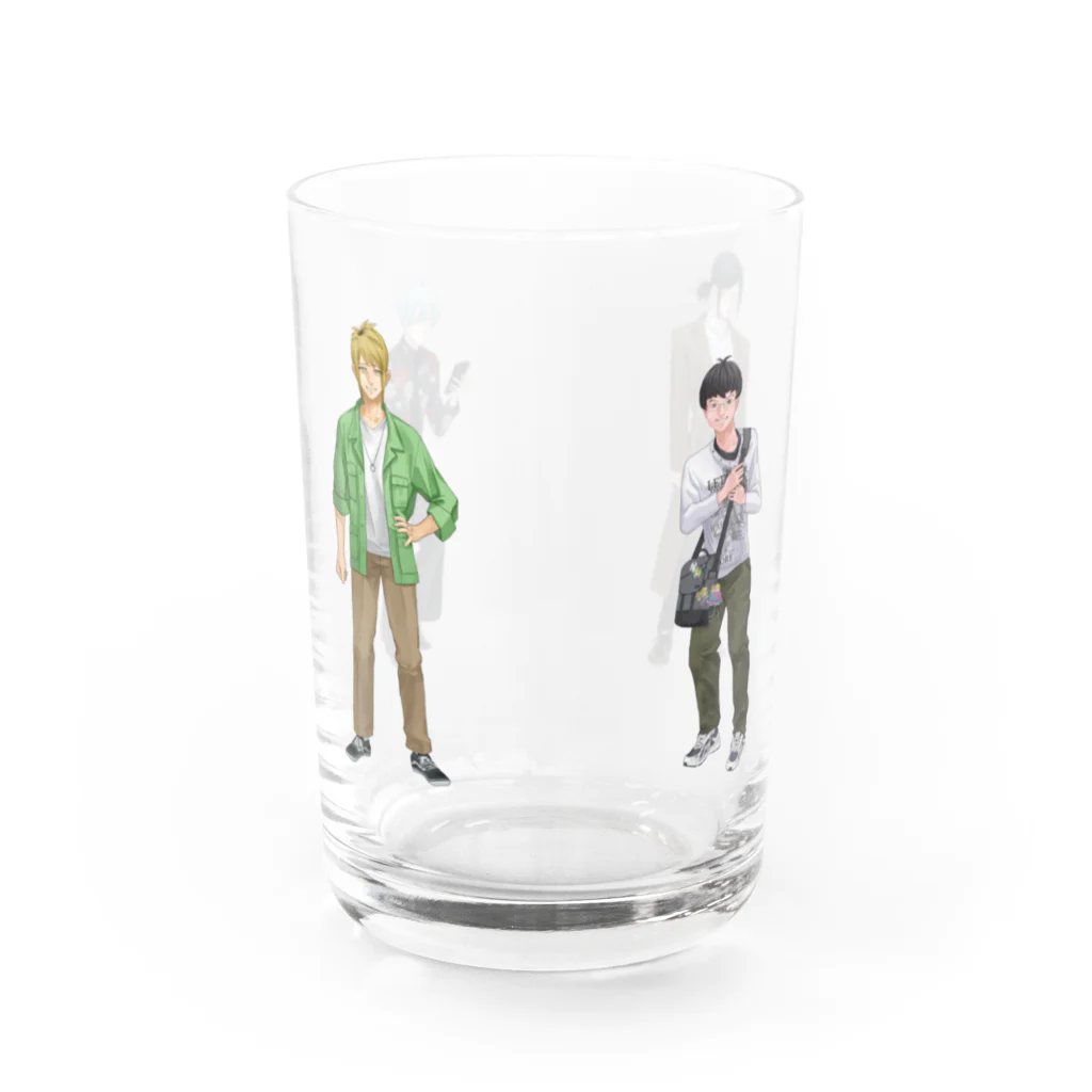 joseff_densanの陰キャラブコメ　集合立ち絵(グラス) Water Glass :front