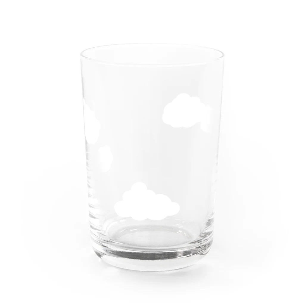 零斗ウルフの雲グラス Water Glass :front
