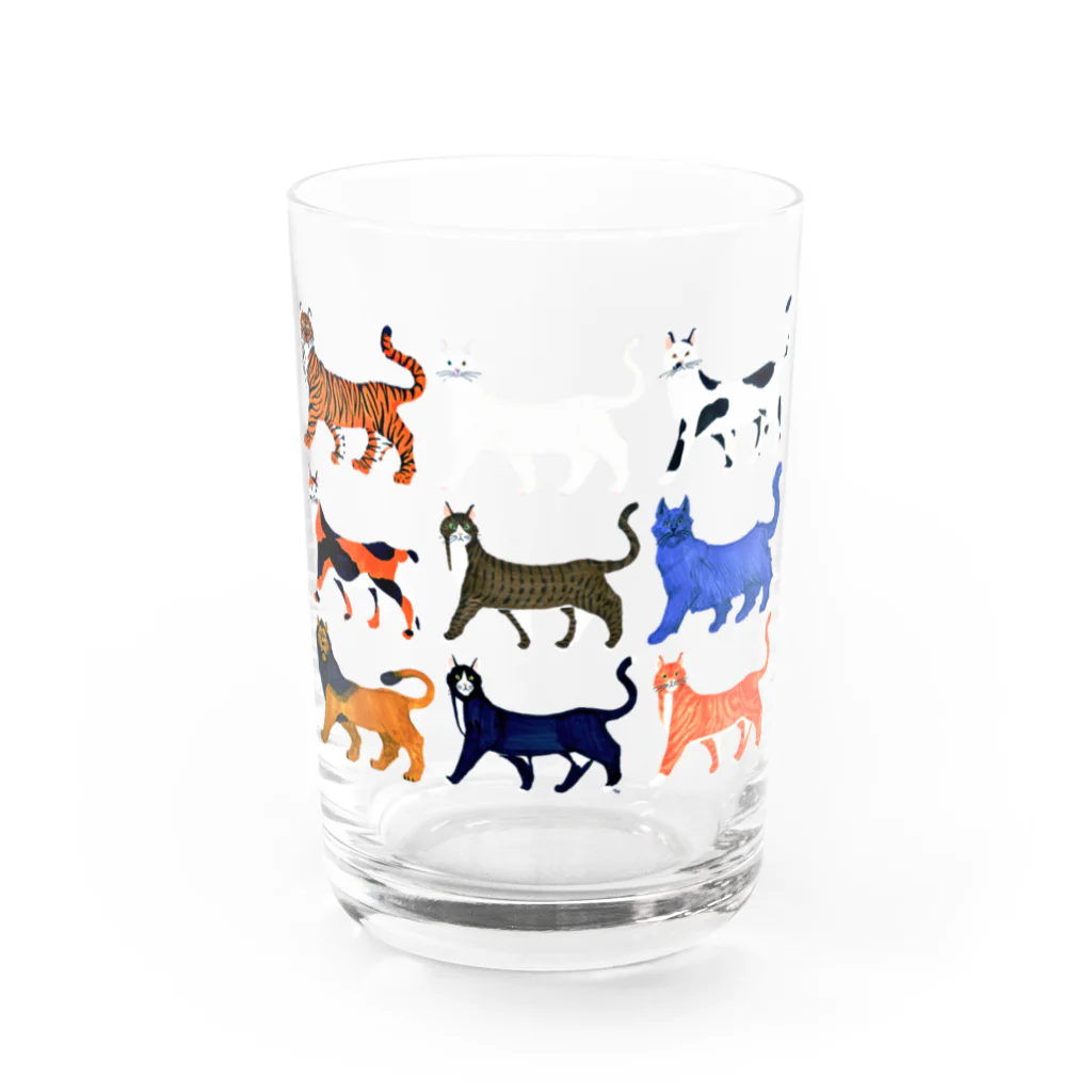 segasworksのネコたち Water Glass :front