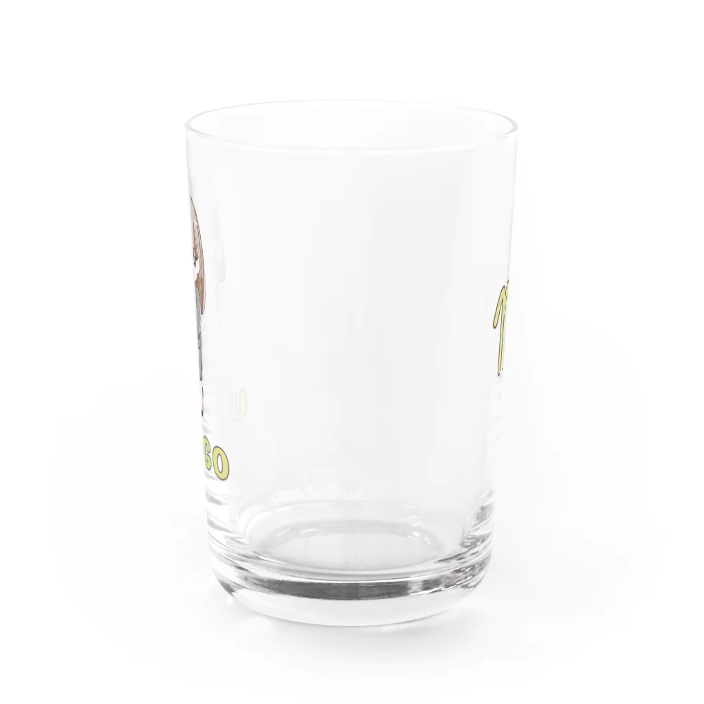 ぱるまな倶楽部の12星座☆おとめ座ちゃん Water Glass :front