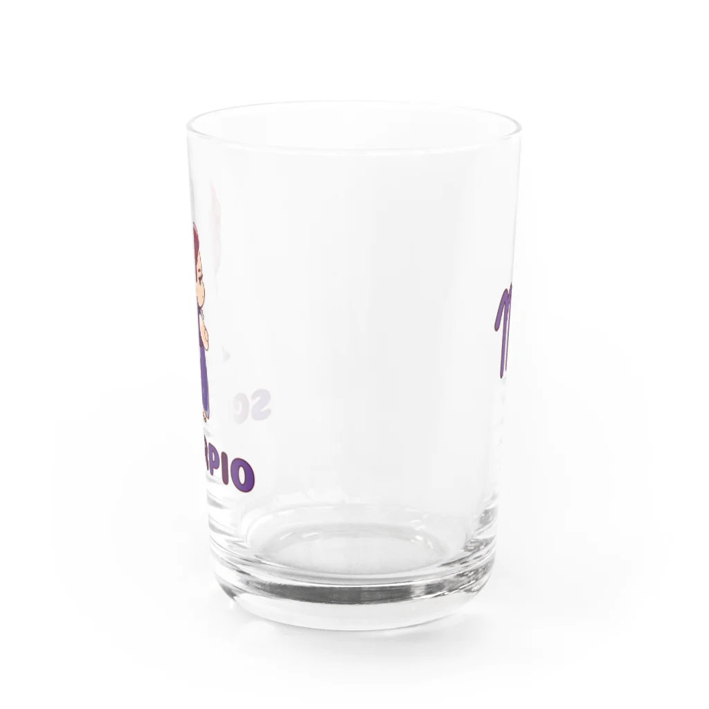 ぱるまな倶楽部の12星座☆さそり座ちゃん Water Glass :front