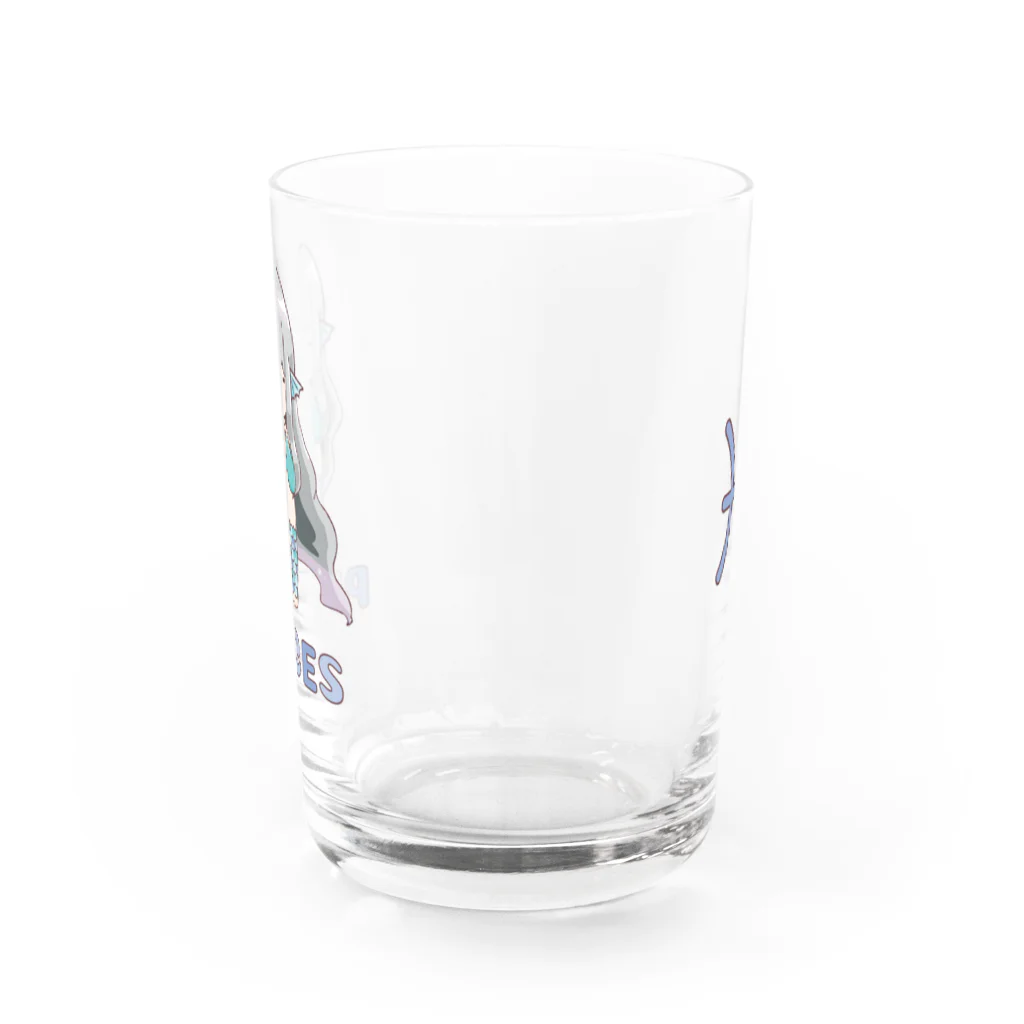 ぱるまな倶楽部の12星座☆うお座ちゃん Water Glass :front