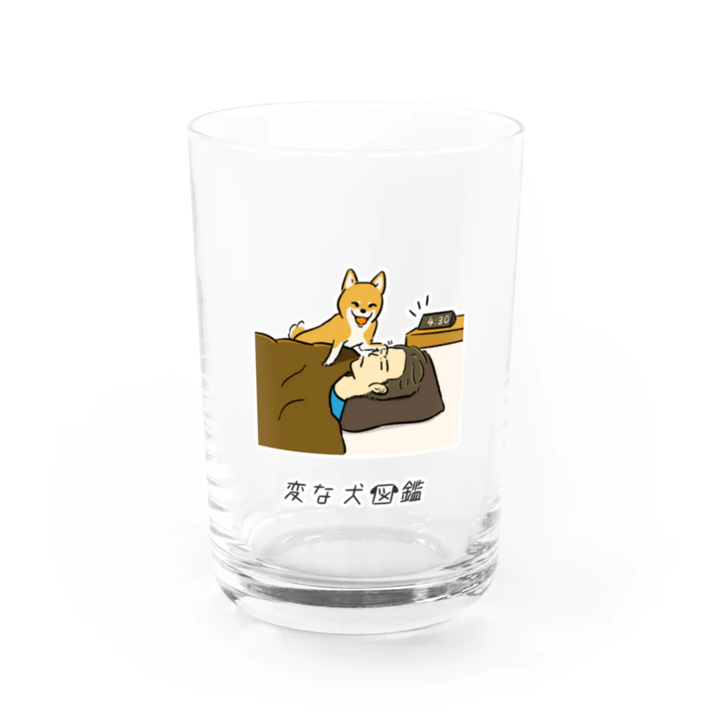 いぬころ｜変な犬図鑑のNo.220 オコシーヌ[1] 変な犬図鑑 Water Glass :front