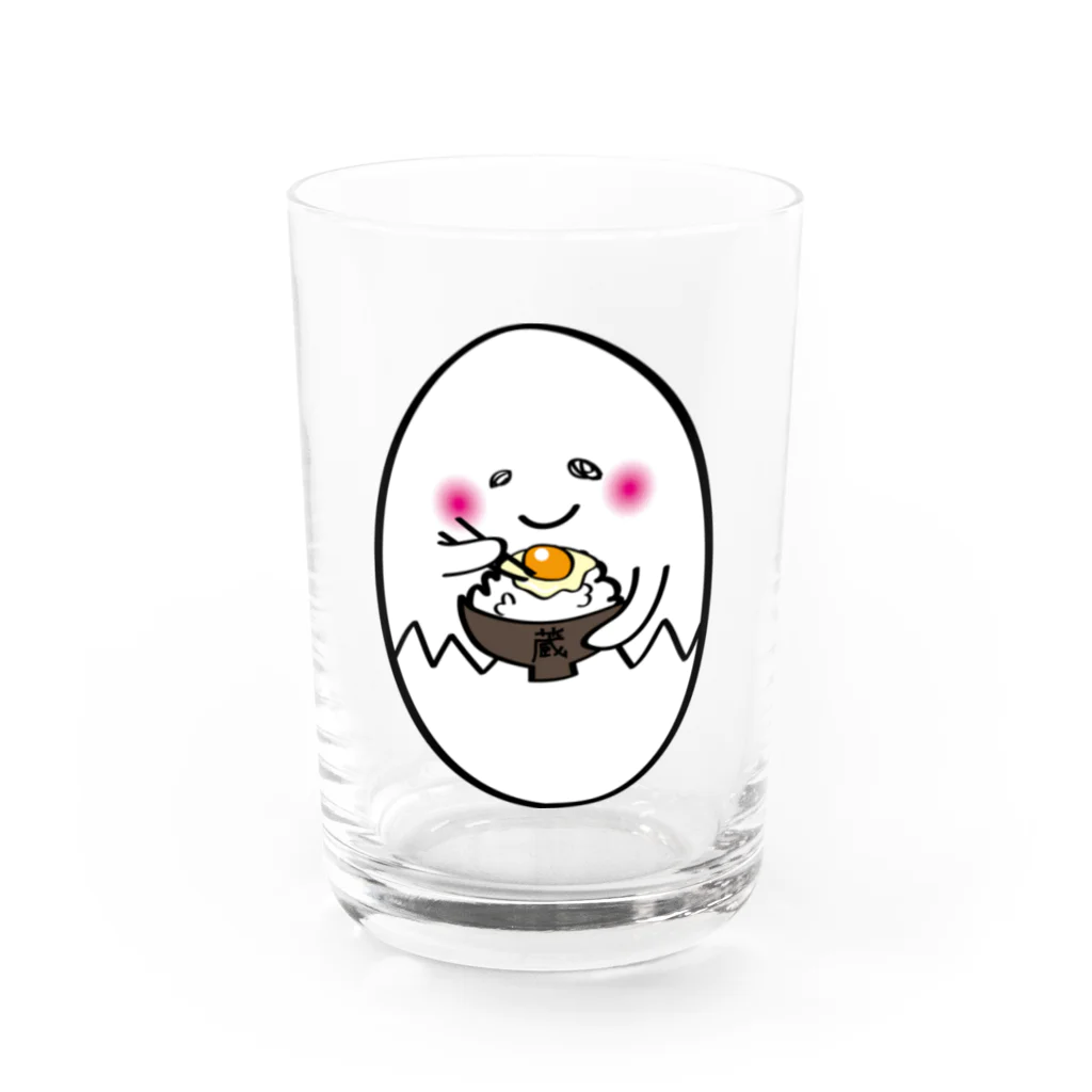 たまごかけ蔵ショップのたまごかけ蔵 Water Glass :front