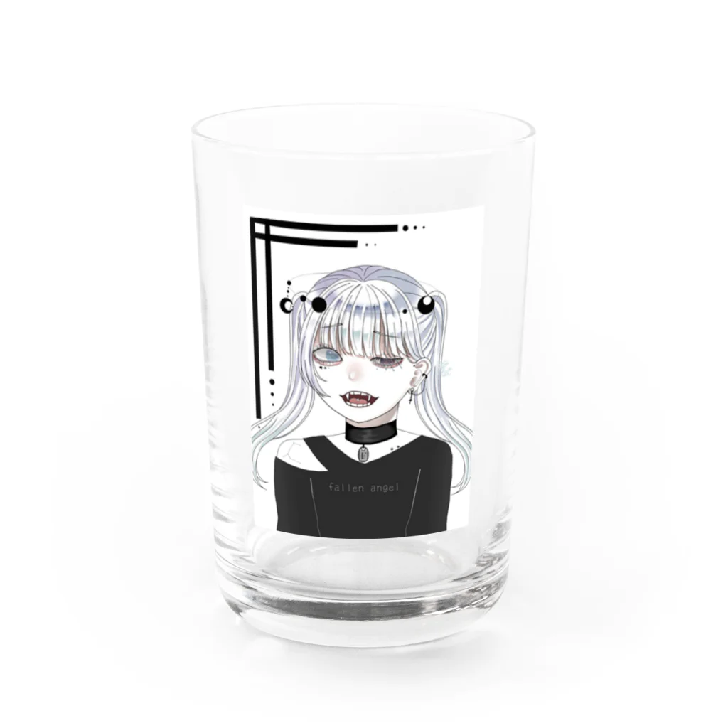 さとれあの堕天使F Water Glass :front