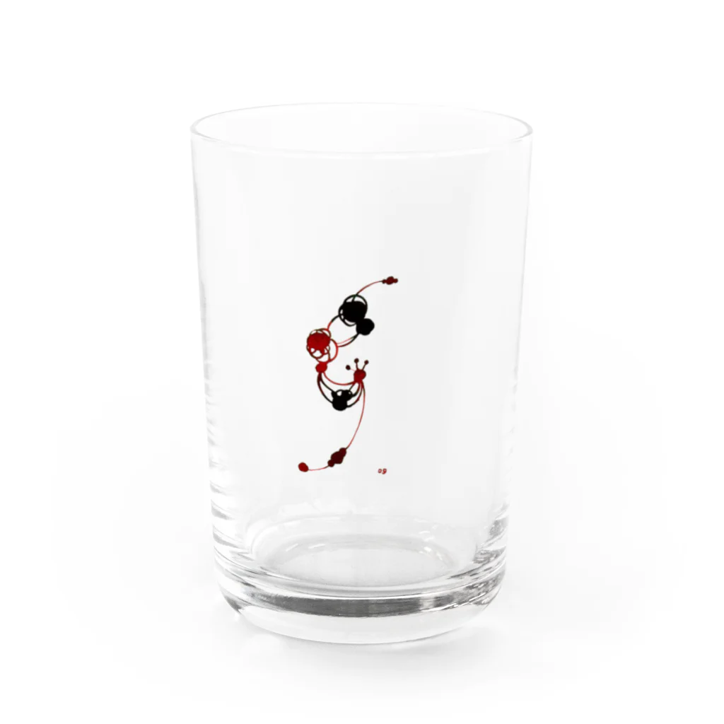 NINEのink dance Water Glass :front