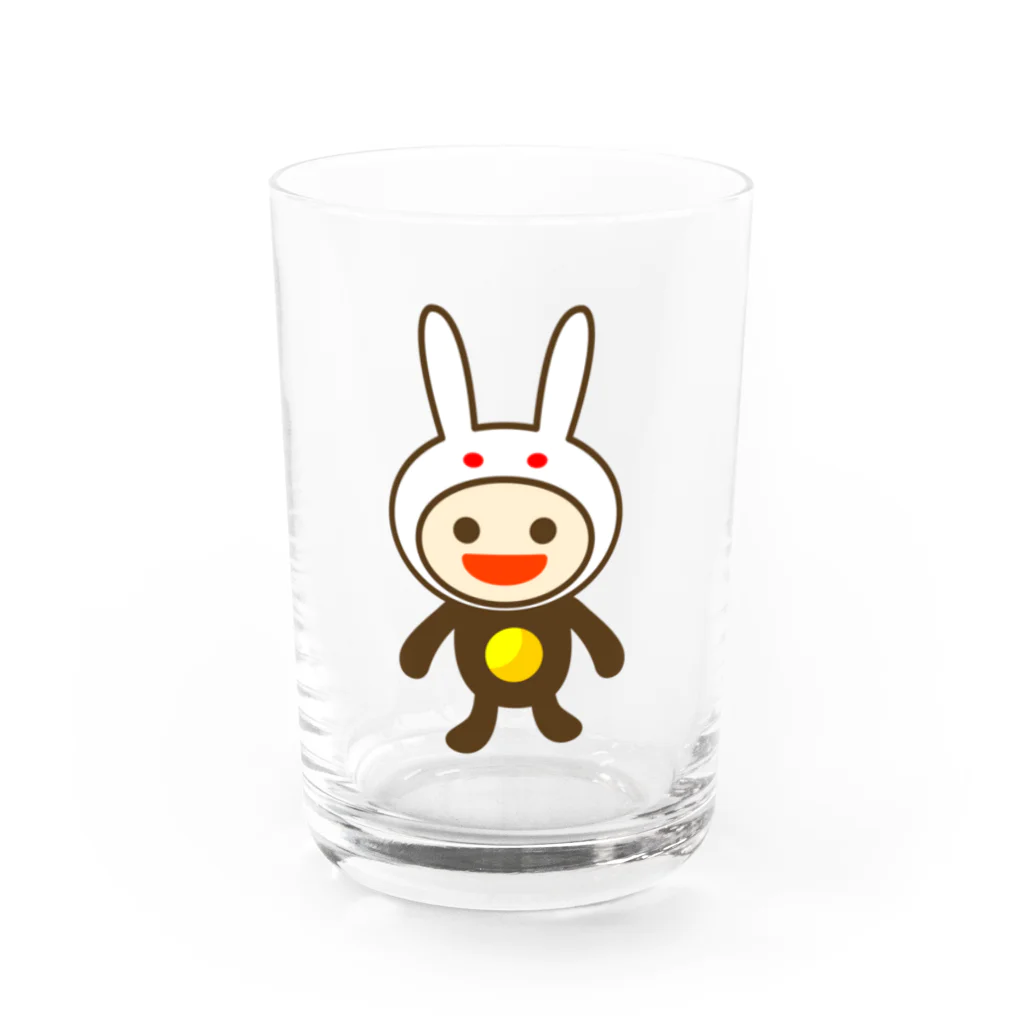 ヨープキャンが気になったのウサっ子 Water Glass :front