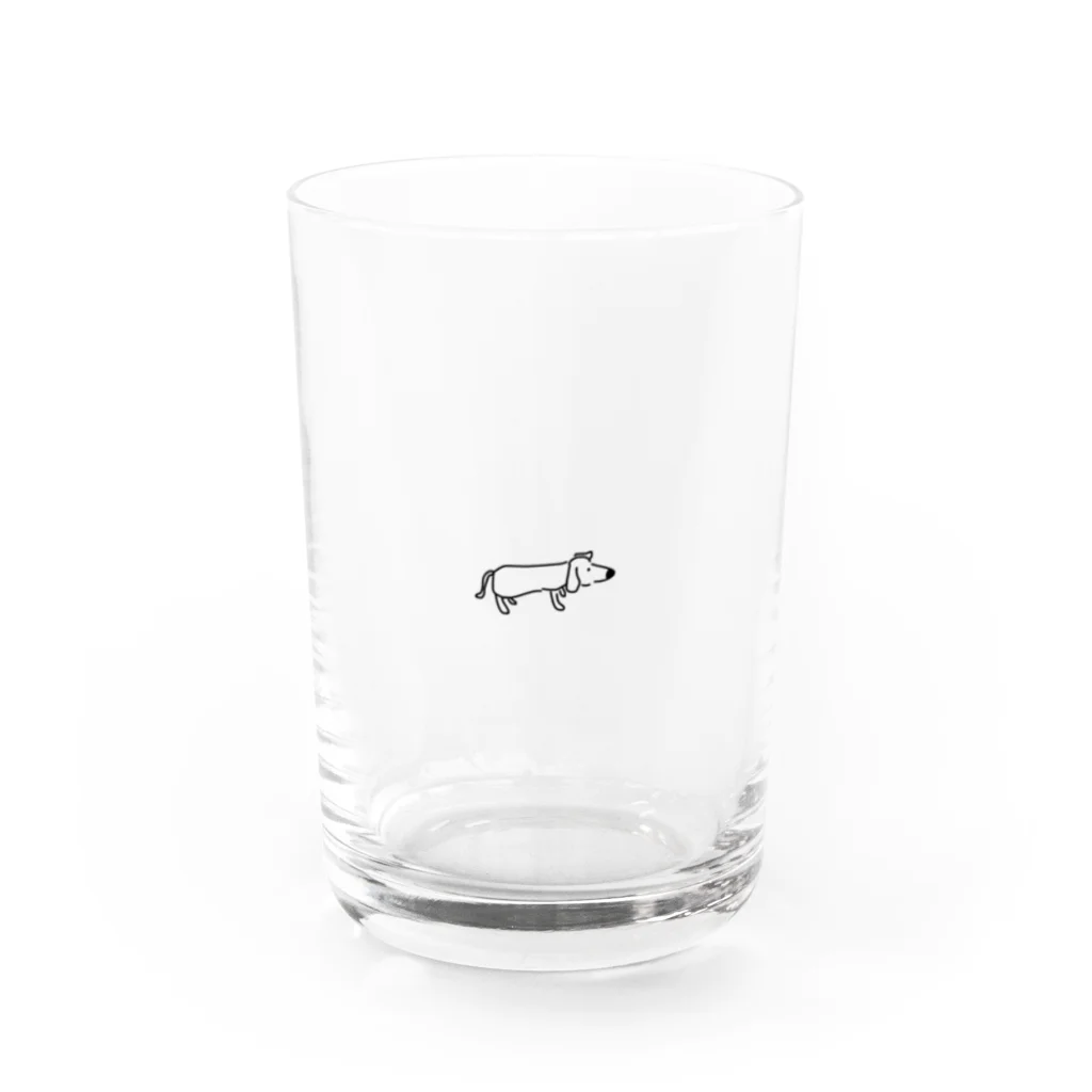 小林の絵心行方不明だっくすふんど Water Glass :front