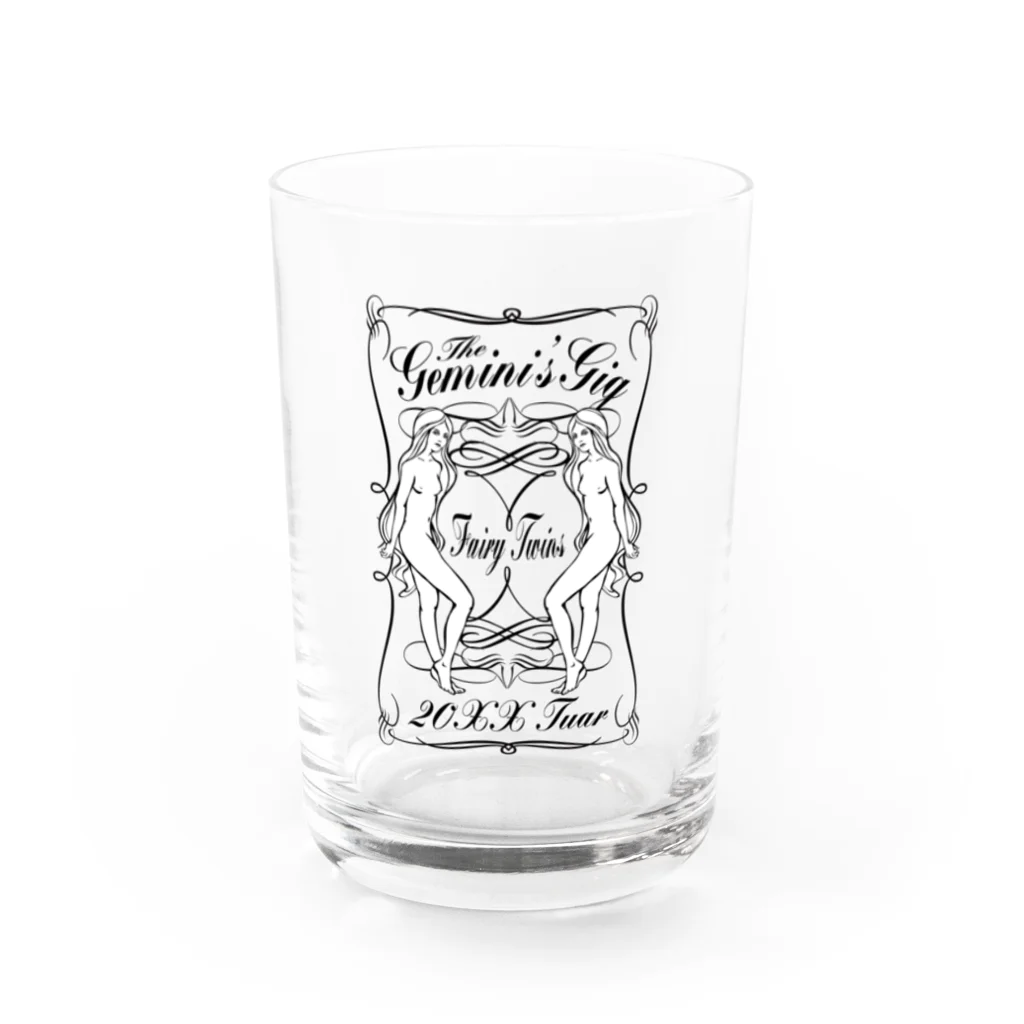 提供 tshopのThe Gemini's Gig Water Glass :front