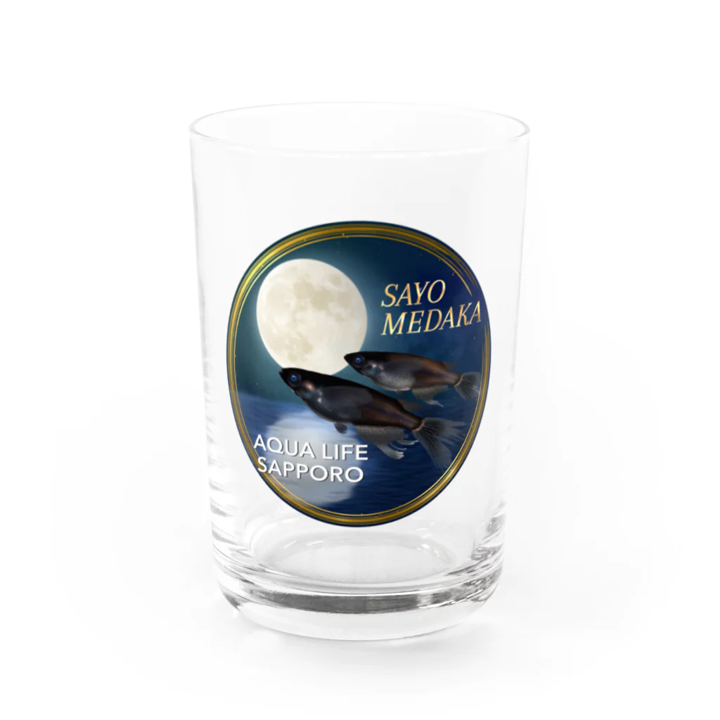 AQUA LIFE SAPPOROのSAYOめだか2023 Water Glass :front