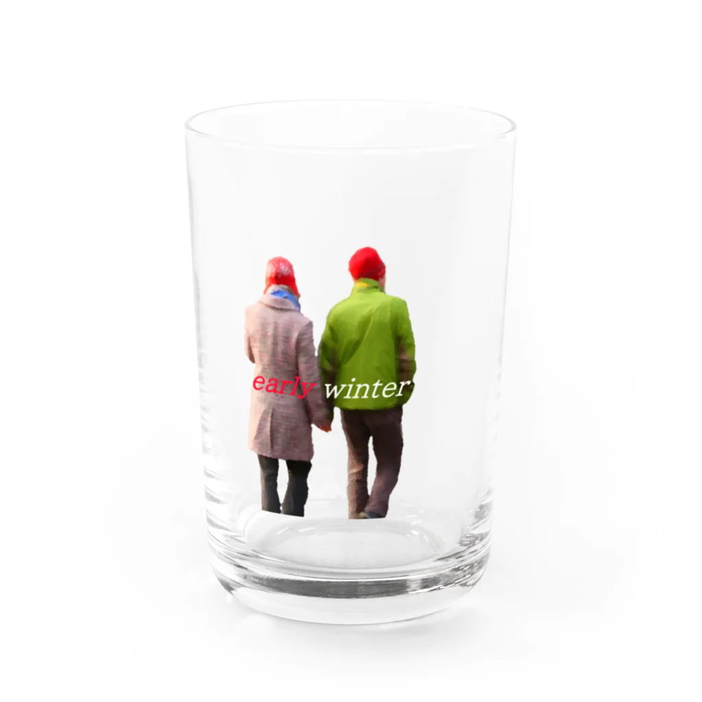 soi hẻm rojiのearly winter Water Glass :front