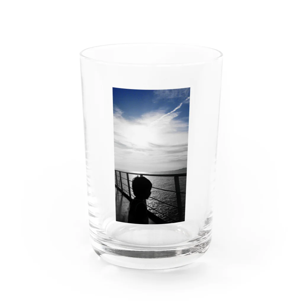 haco☆のSunset&San Water Glass :front