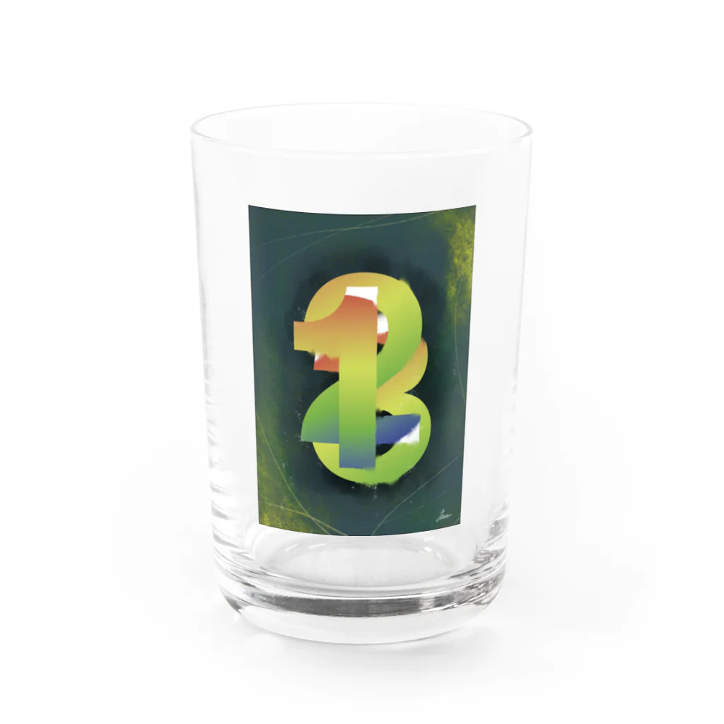 UmechanchanのNumbering Water Glass :front