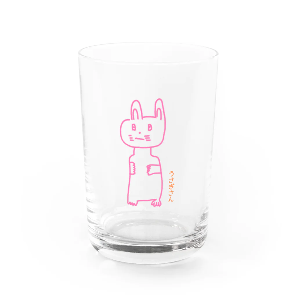 A-YANのうさぎさん-YAN Water Glass :front