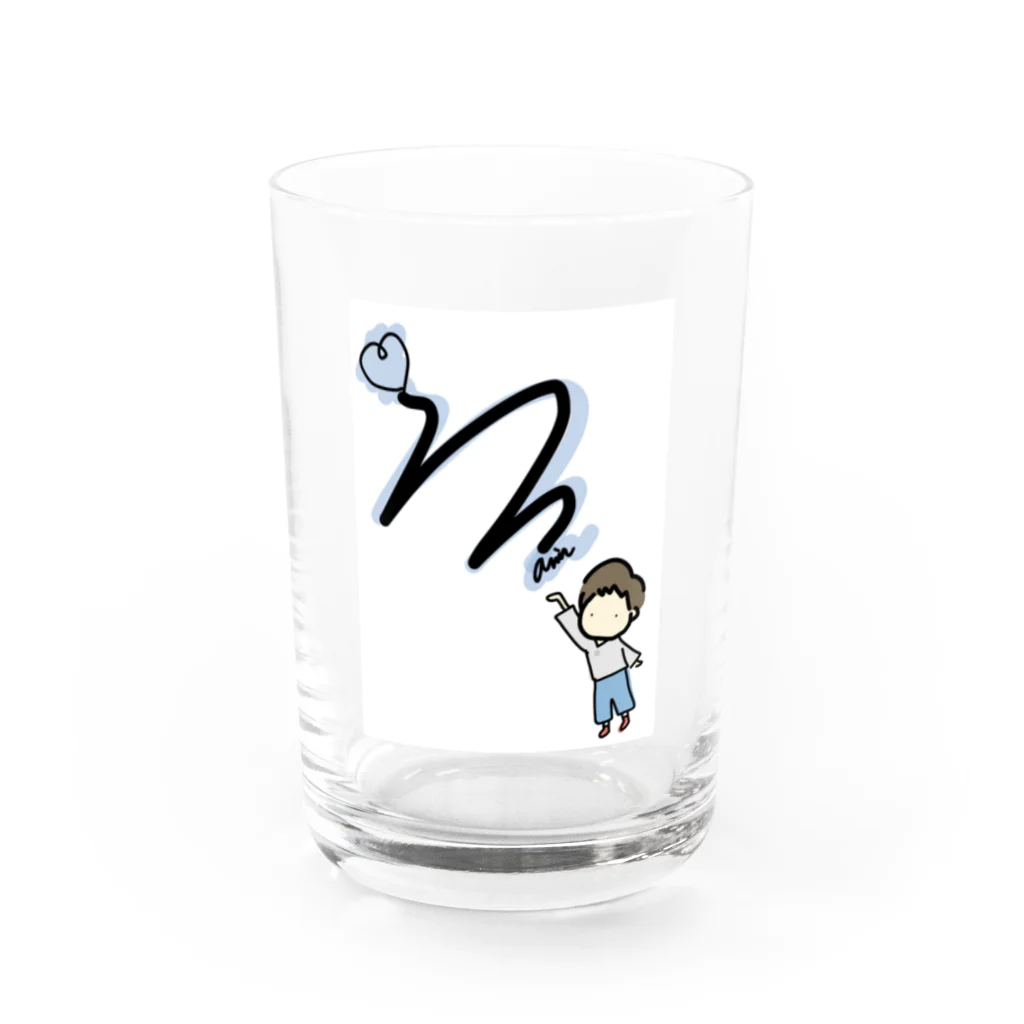 𝓂𝒶𝓂𝒾𝓃ꪔ̤̫のゆるっとboy Water Glass :front