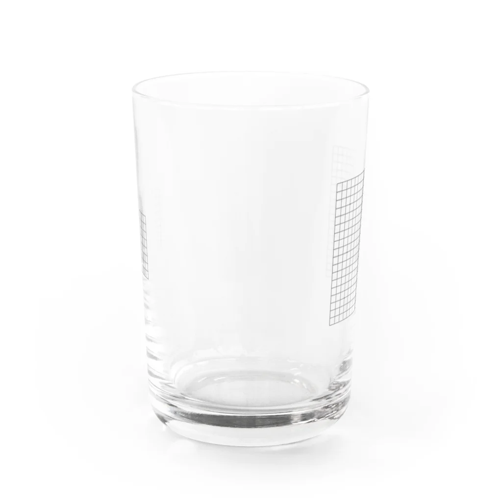 うぶすな京都の囲碁マグカップ・グラス(前後二面) Water Glass :front