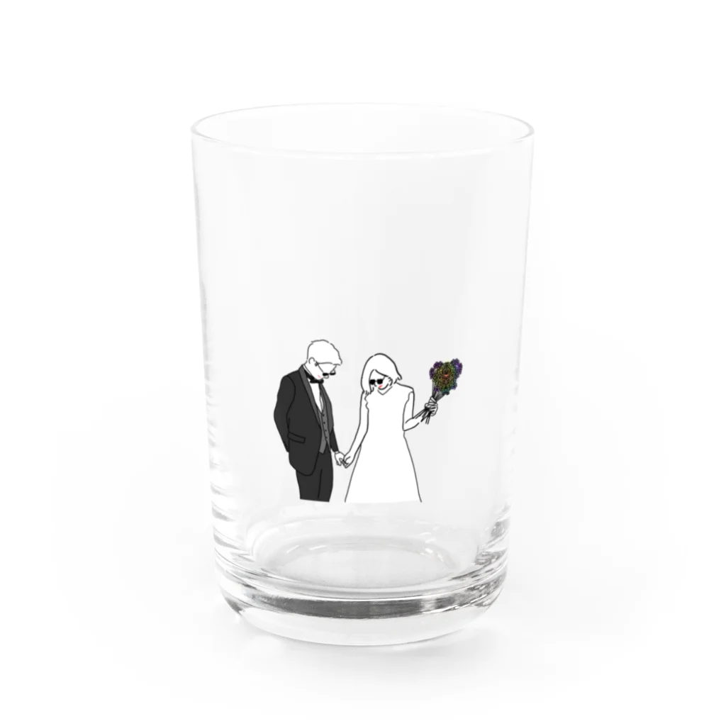 mxxmのhappywd Water Glass :front