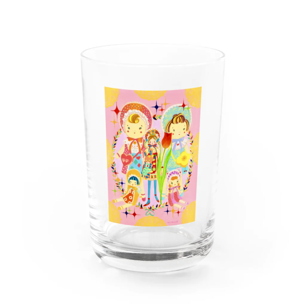 はいからヒストリカルSUZURI店のGO！GO！文化ちゃん Water Glass :front