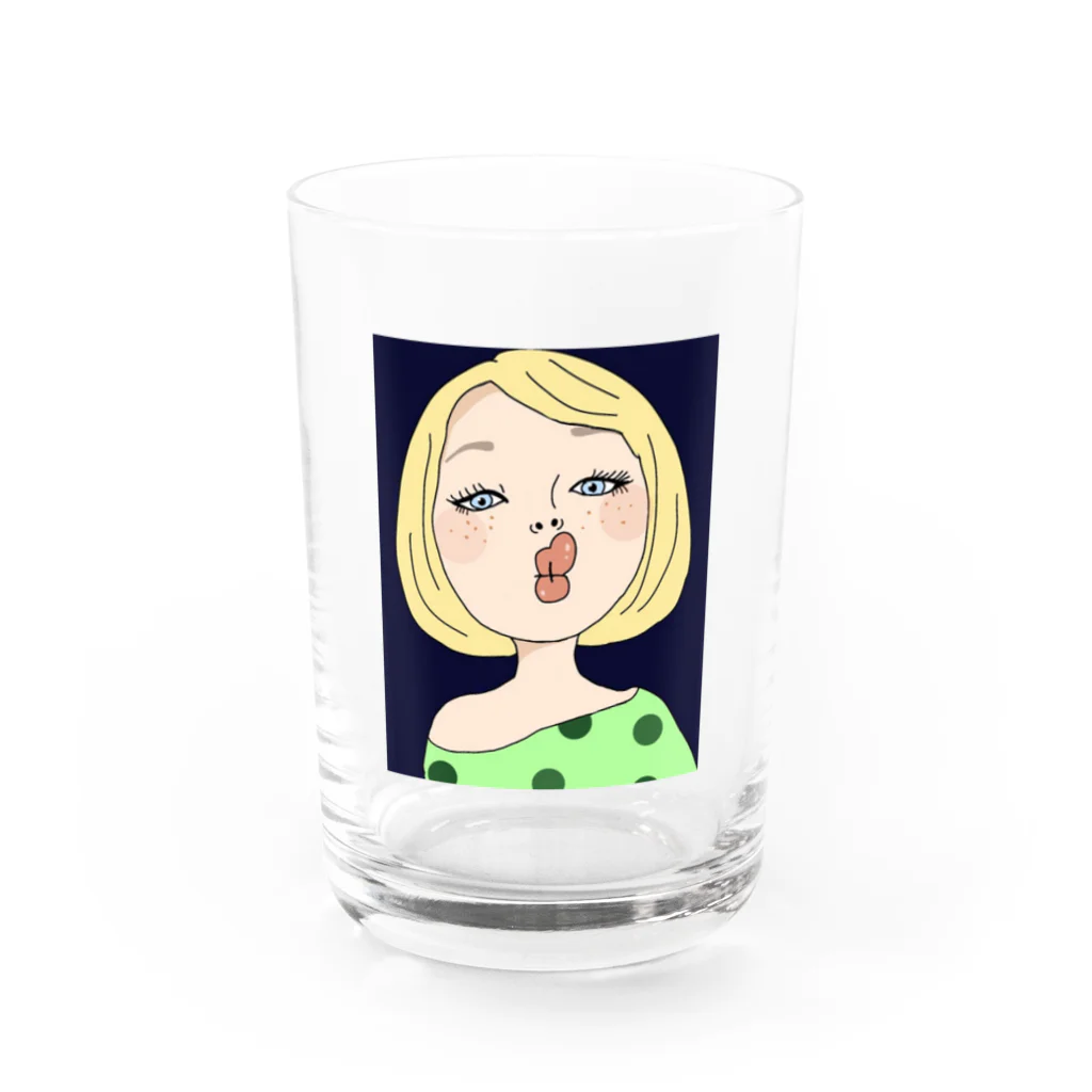 ゆかり(・e・)の金髪少女 Water Glass :front