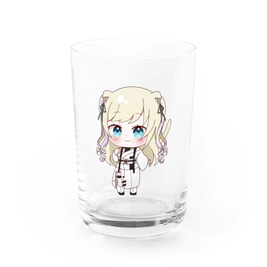 狛音グッズのミニ狛音 Water Glass :front