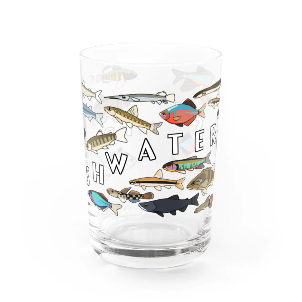 うぱさんのFRESHWATER FISHグラス Water Glass :front