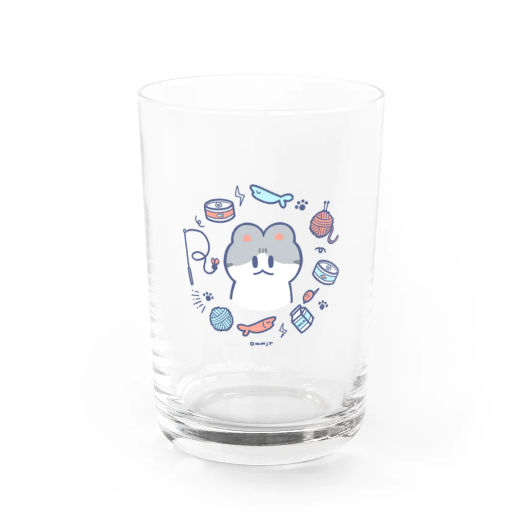 NECO CAT  -ねこキャット-のせかいのすべて コテツver. Water Glass :front