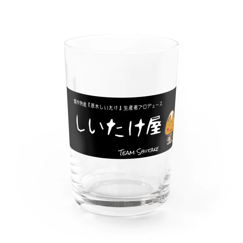 siitake partyのしいたけ屋 Water Glass :front