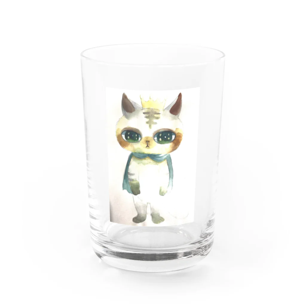 サブカルビジネスセンター尼崎のパステル猫ちゃん Water Glass :front