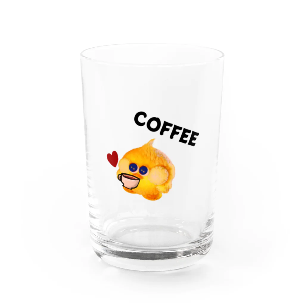 SquareHeadFactoryのMaru　CoffeeTime Water Glass :front