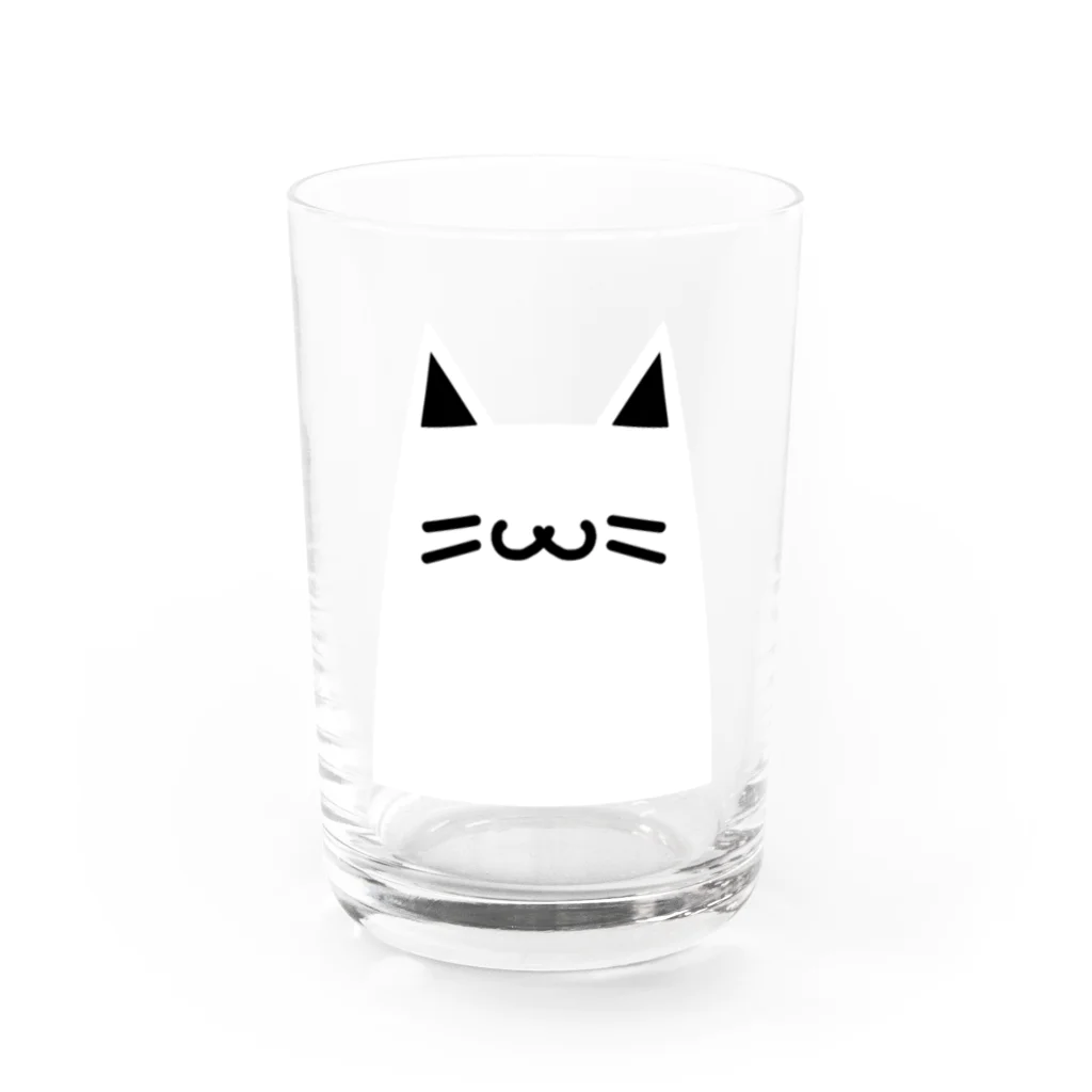 一角堂のぬーこ Water Glass :front