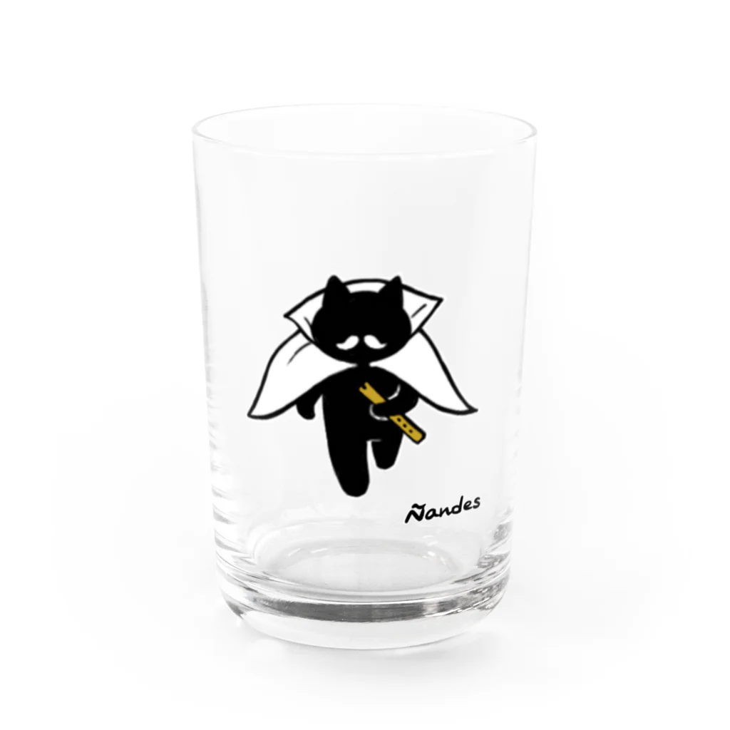 Ñandes〜ニャンデス〜のブラック・ニャンデス Water Glass :front