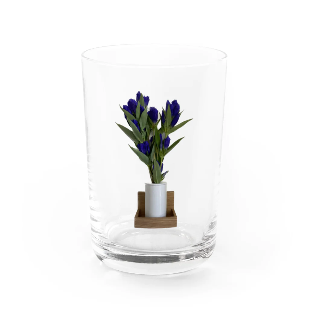 ビョンの名はリンドウ Water Glass :front