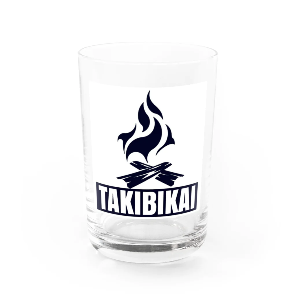 TAKIBIKAIのTAKIBIKAIオフィシャルグッズ Water Glass :front