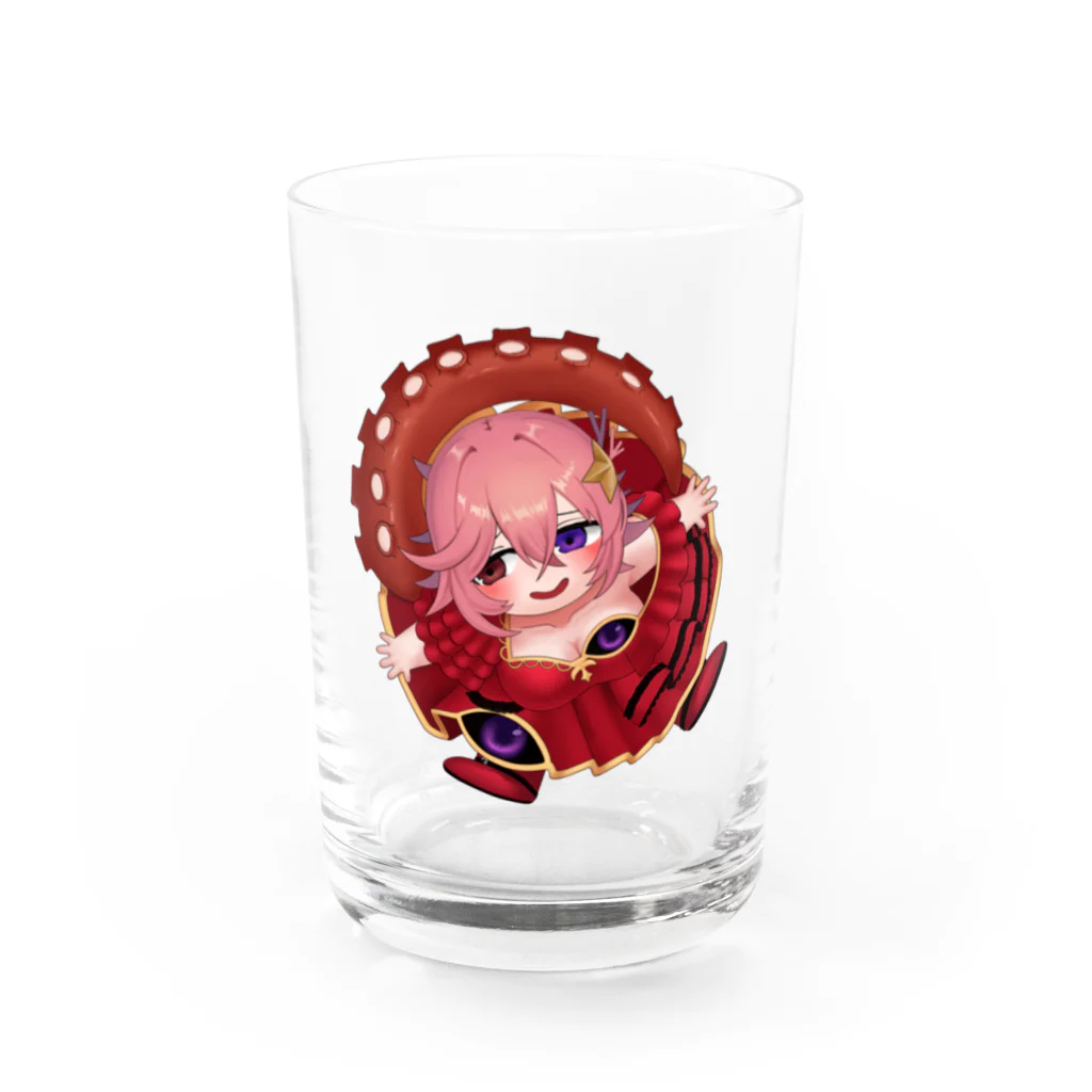 個人Vtuberテンタクル七海ショップSUZURI支店のぺったんテンタクル七海 Water Glass :front