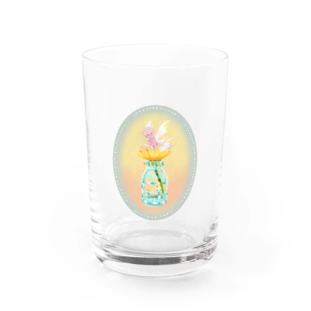 yamano_zakkayaの花と妖精 Water Glass :front